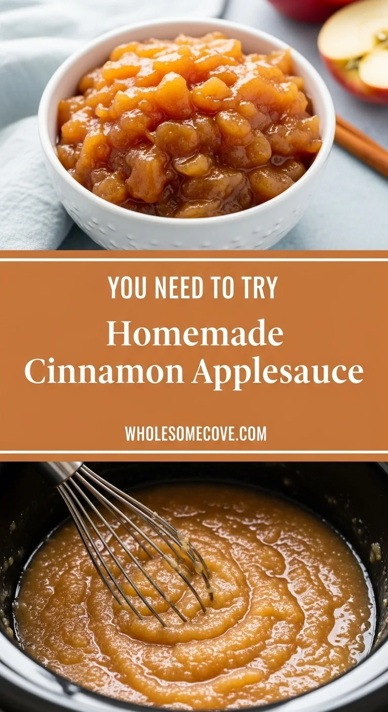 Homemade Cinnamon Applesauce Recipe | Cozy, Healthy & Delicious