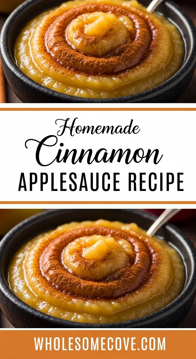 Homemade Cinnamon Applesauce | Perfect Fall Dessert or Side Dish