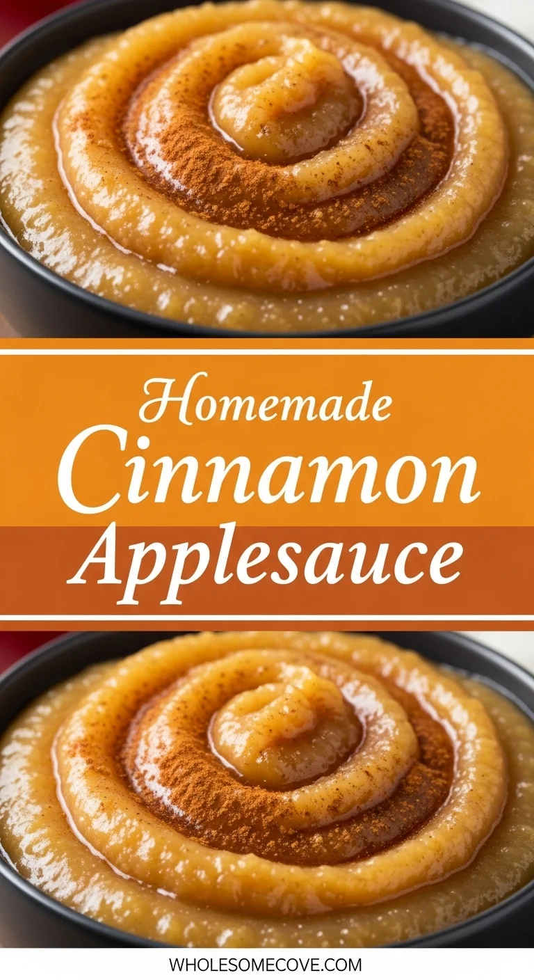 Slow Cooker Cinnamon Applesauce | Easy Homemade Recipe for Fall