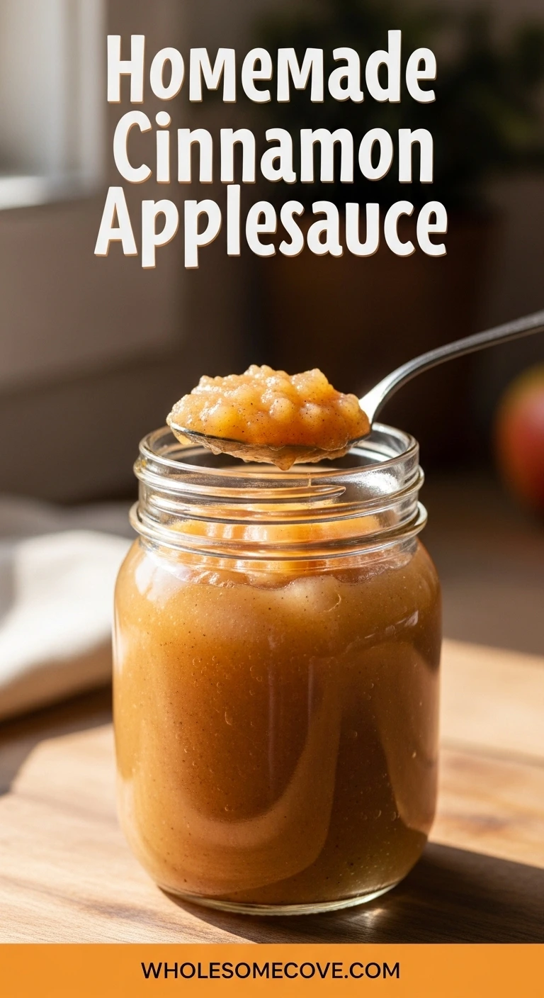Homemade Cinnamon Applesauce Recipe | Quick Snack or Dessert