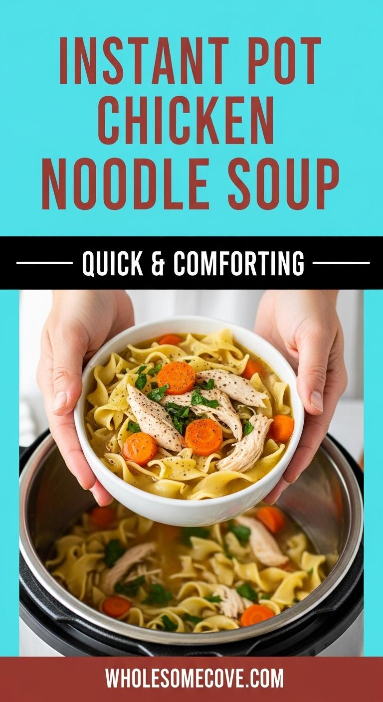 Instant Pot Chicken Noodle Soup Recipe - Easy Meal Prep Favorite Instant Pot Chicken Noodle Soup Recipe - Easy Meal Prep Favorite