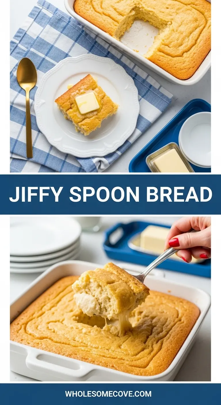 Jiffy Spoon Bread Recipe - Creamy, Buttery & Foolproof!