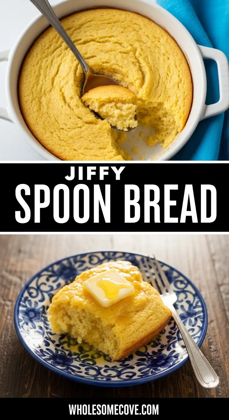 Jiffy Spoon Bread Recipe - Moist & Fluffy Cornbread Casserole