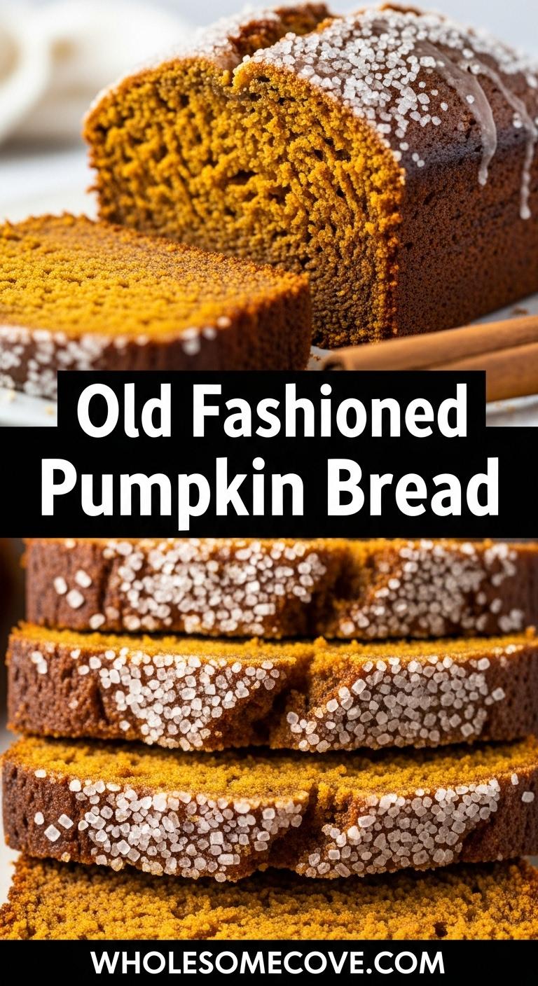 Old Fashioned Pumpkin Bread Recipe | Easy Holiday Dessert