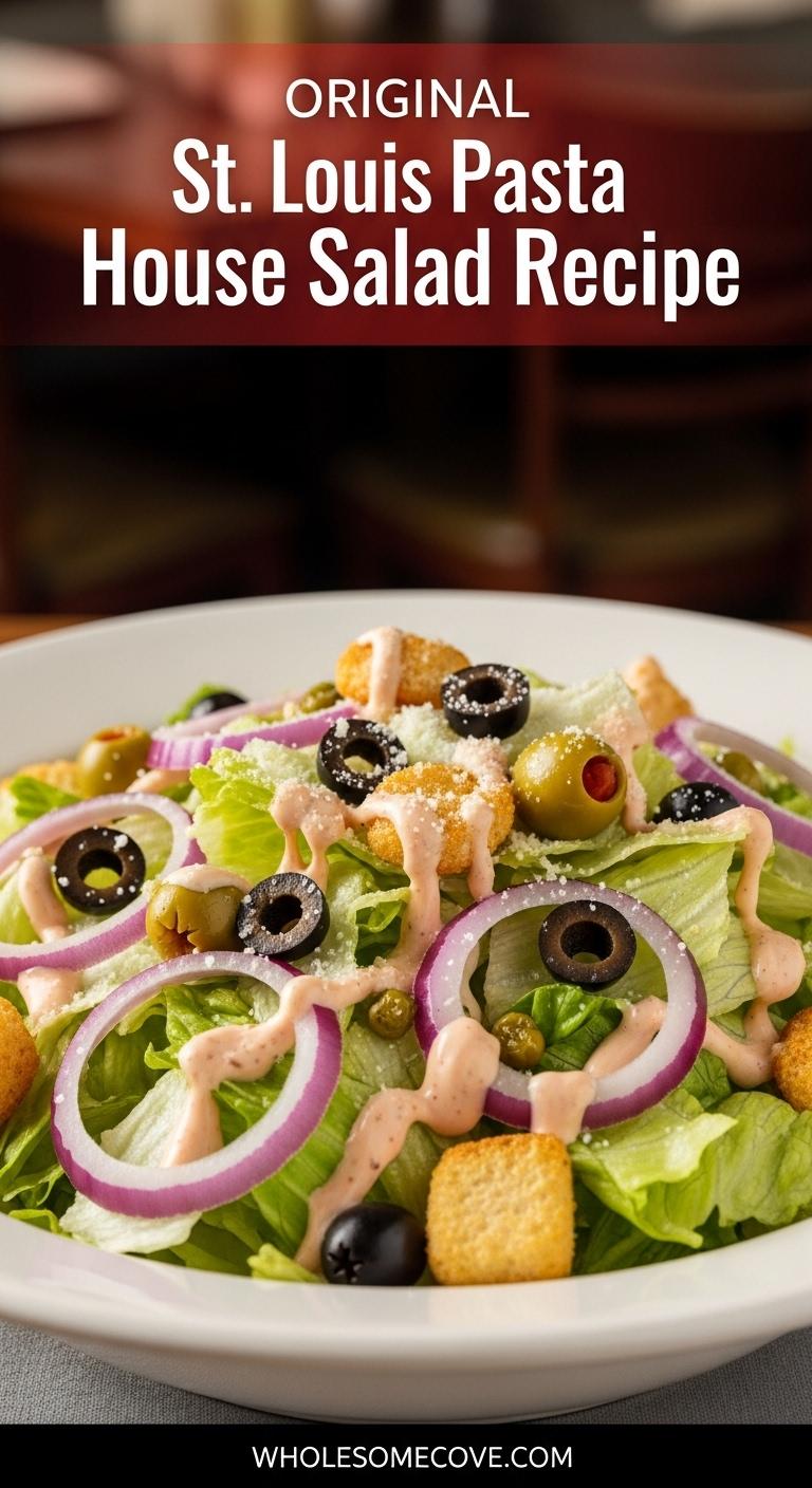Original St. Louis Pasta House Salad Recipe Original St. Louis Pasta House Salad Recipe