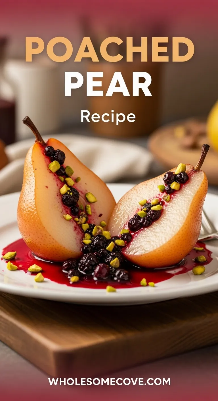 Poached Pear Recipe | Gourmet Dessert Made Simple