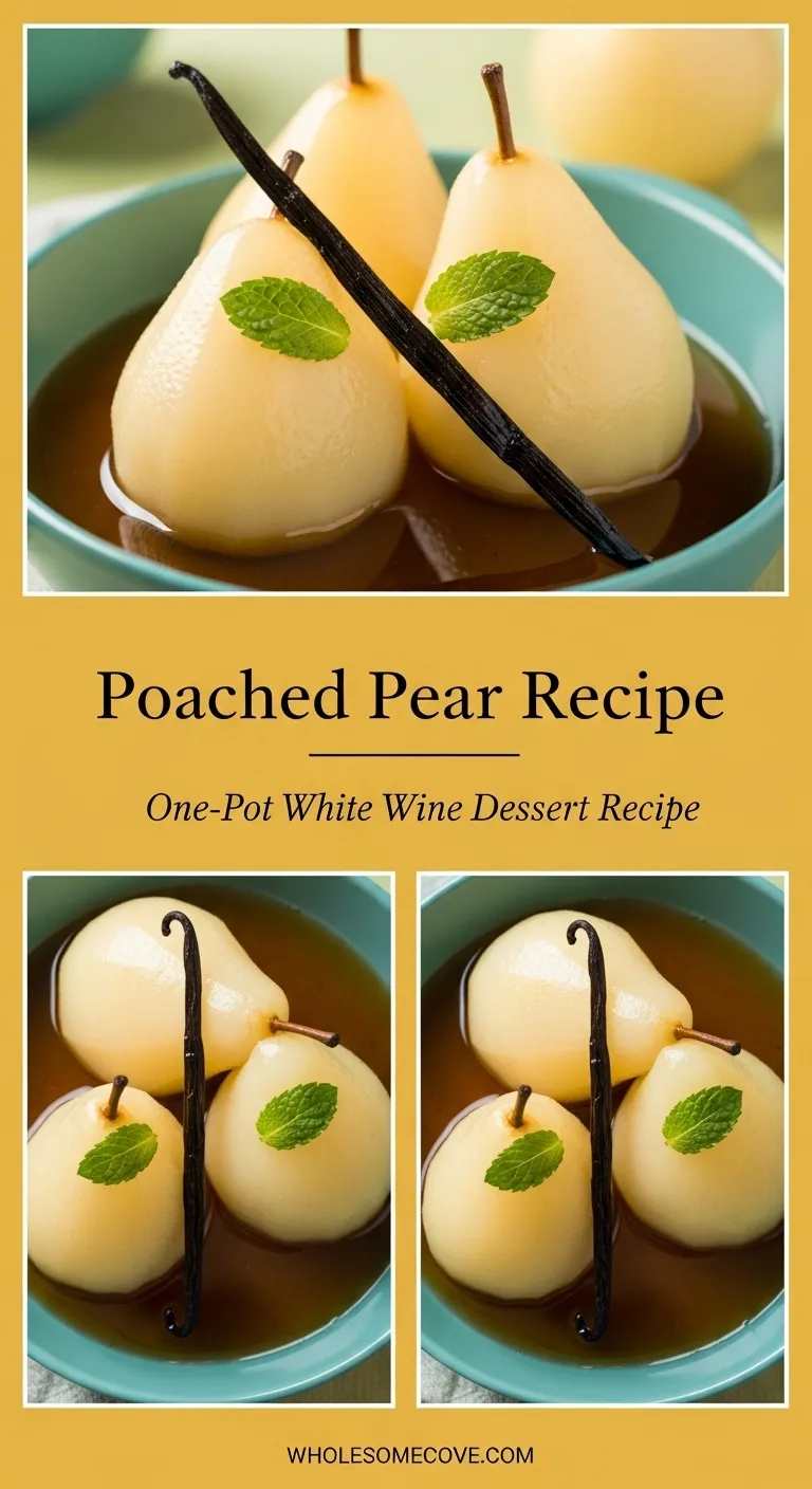 Honey Poached Pear Recipe | Naturally Sweet & Healthy Treat
