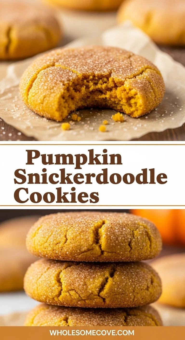 Pumpkin Snickerdoodle Cookies Recipe | Cozy Dessert You’ll Bake All Season