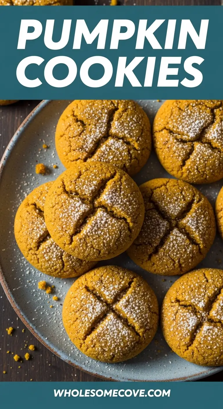 Pumpkin Cookies Recipe - Soft Batch Bakery Style at Home