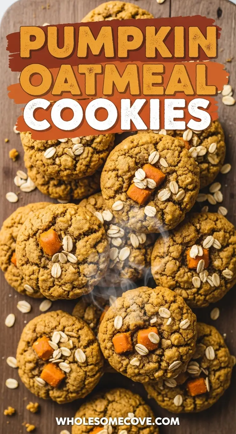 Pumpkin Oatmeal Cookies Recipe - Quick & Easy Fall Baking