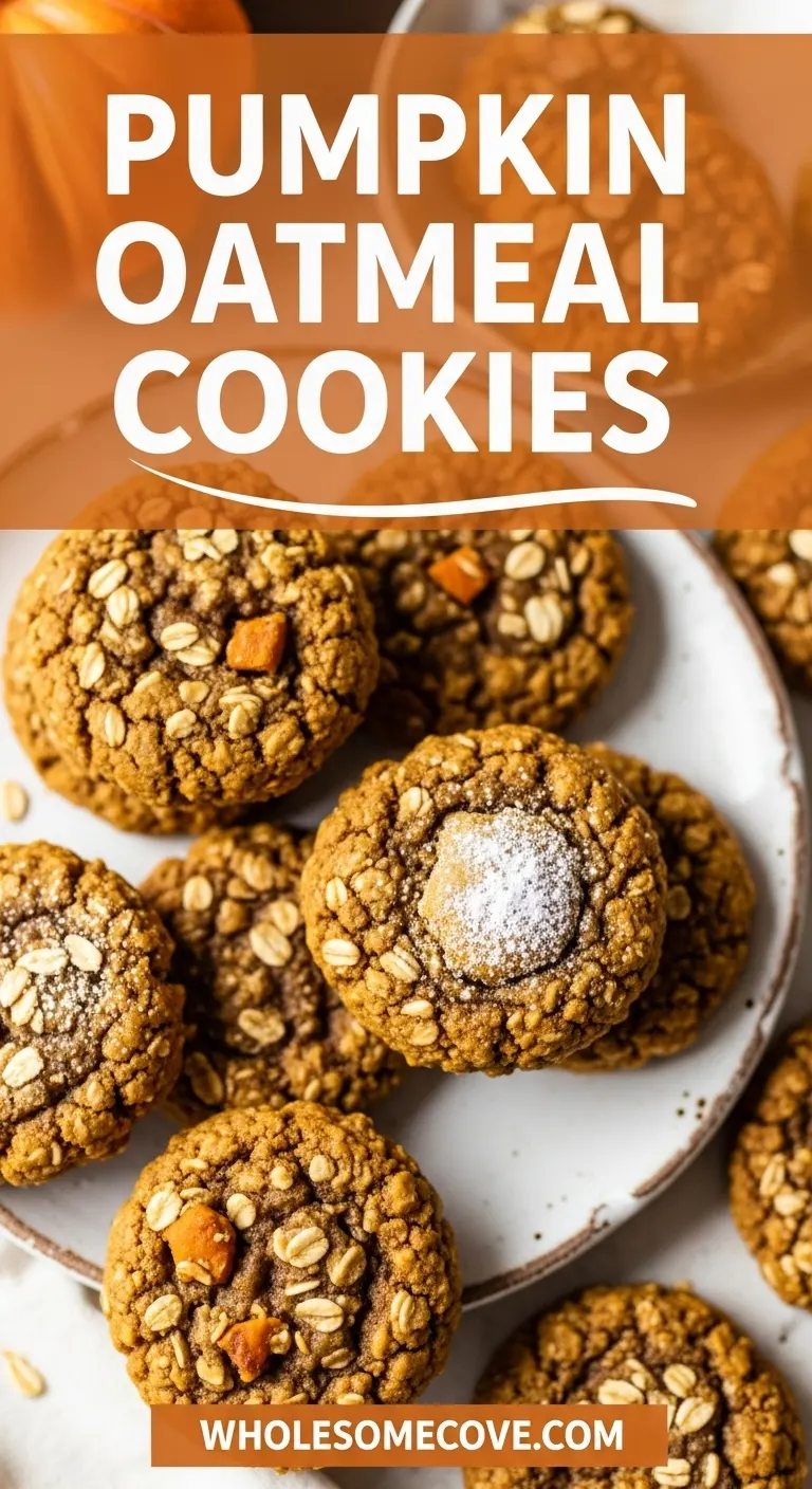 Pumpkin Oatmeal Cookies Recipe | Soft-Baked Fall Favorite