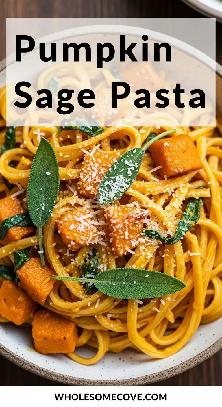 Pumpkin Sage Pasta Recipe | Healthy & Delicious Fall Dinner