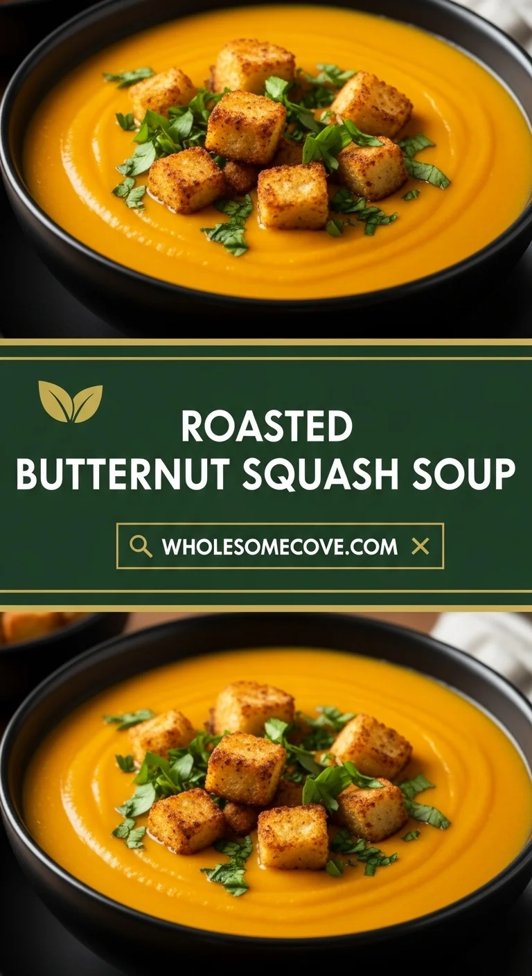 Roasted Butternut Squash Soup | Perfect for Fall Gatherings & Holidays