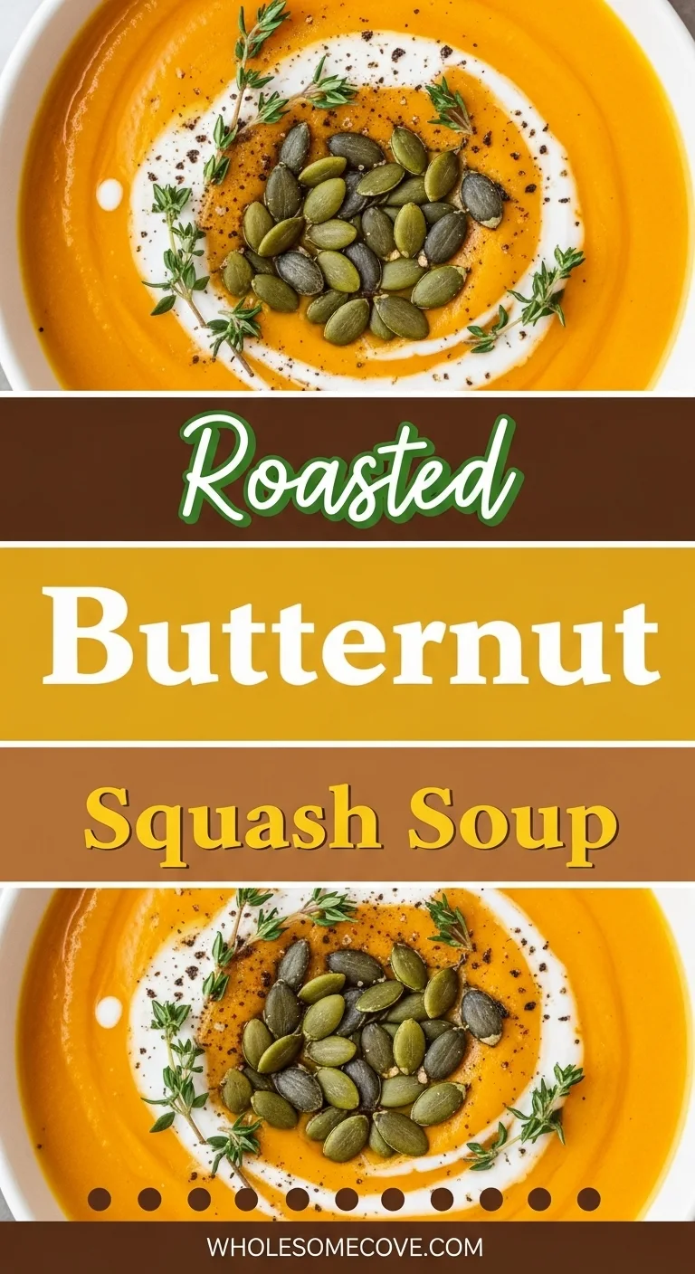 Roasted Butternut Squash Soup Recipe | Creamy Comfort for Cold Days
