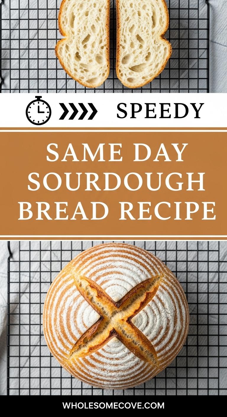 Same Day Sourdough Bread Recipe | Fresh & Flavorful Loaf in Hours