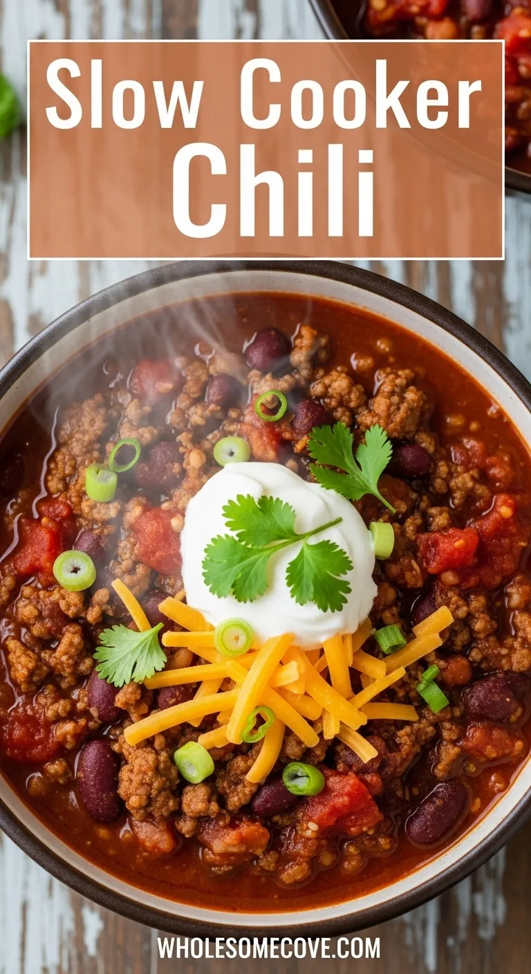 Slow Cooker Chili Recipe | Comfort Food Made Easy