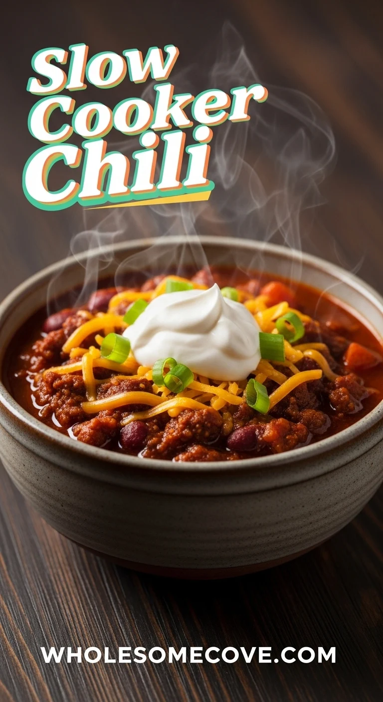 Slow Cooker Chili Recipe | Healthy, Filling & Delicious