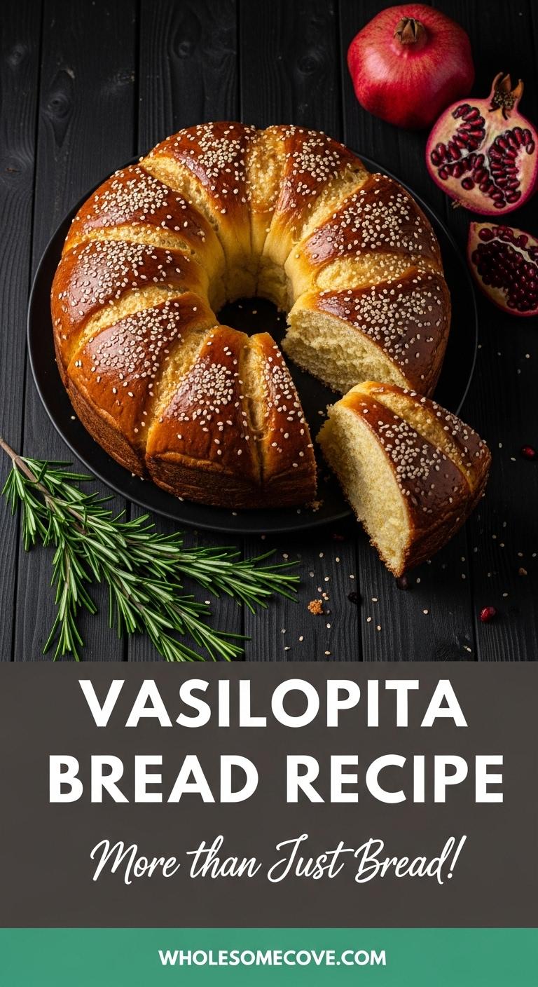 Vasilopita Bread Recipe | Homemade Greek New Year Cake