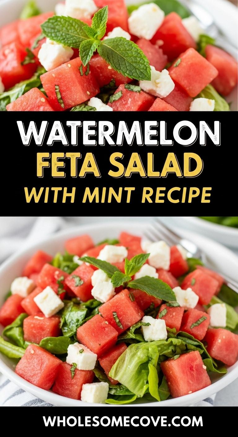 Watermelon Feta Salad with Mint Recipe – Perfect Summer BBQ Side Dish Watermelon Feta Salad with Mint Recipe – Perfect Summer BBQ Side Dish