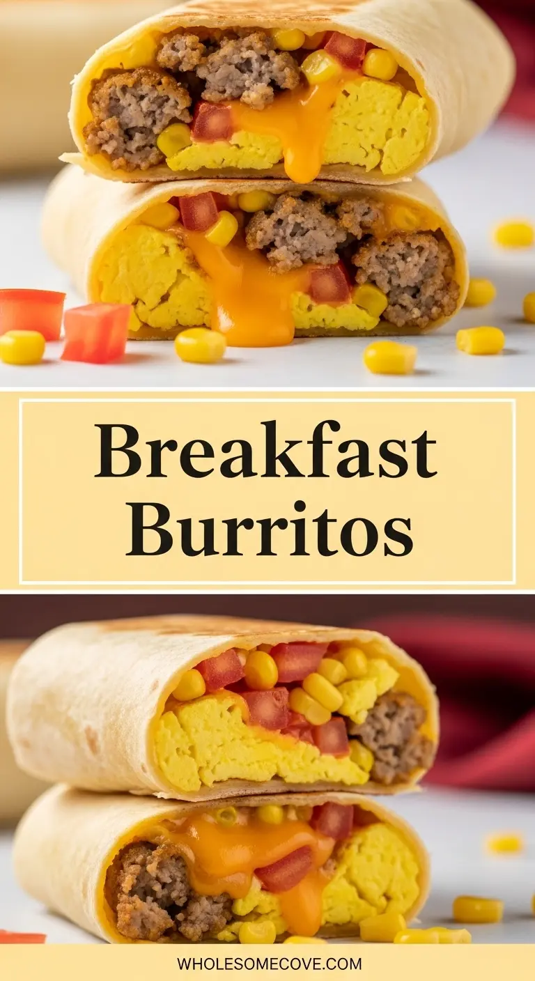 Breakfast Burrito Recipe | Healthy Start with Fresh Veggies & Eggs