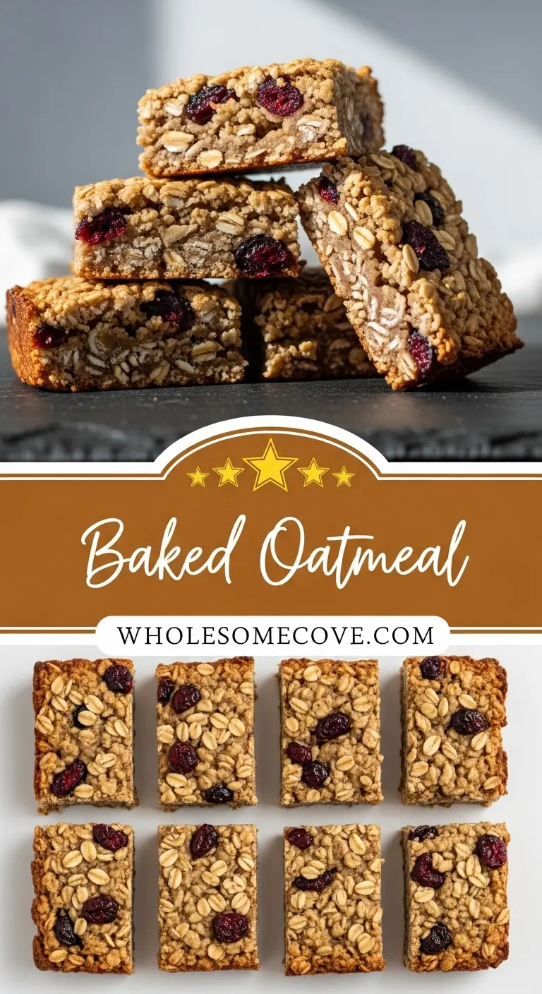 Baked Oatmeal Recipe | High-Fiber Breakfast Boost