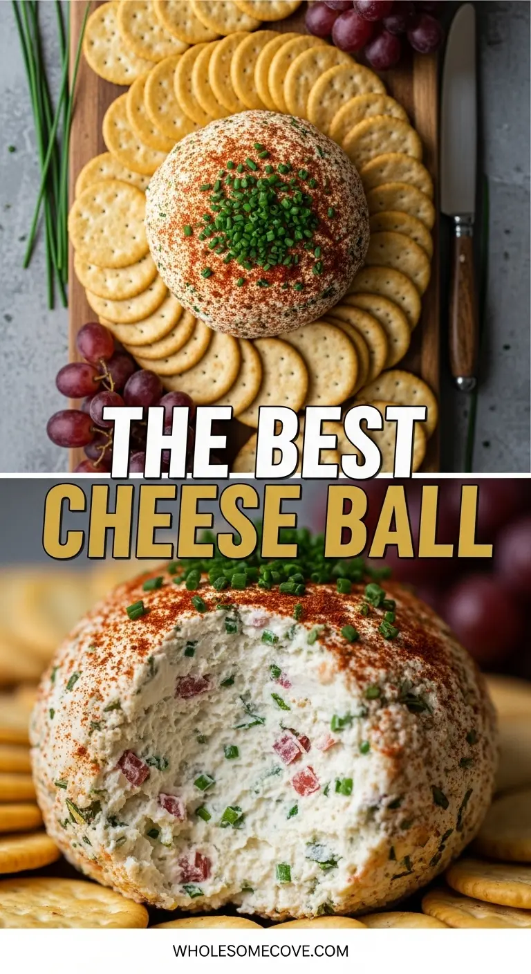Cheese Ball Recipe | Creamy, Crunchy & Totally Addictive