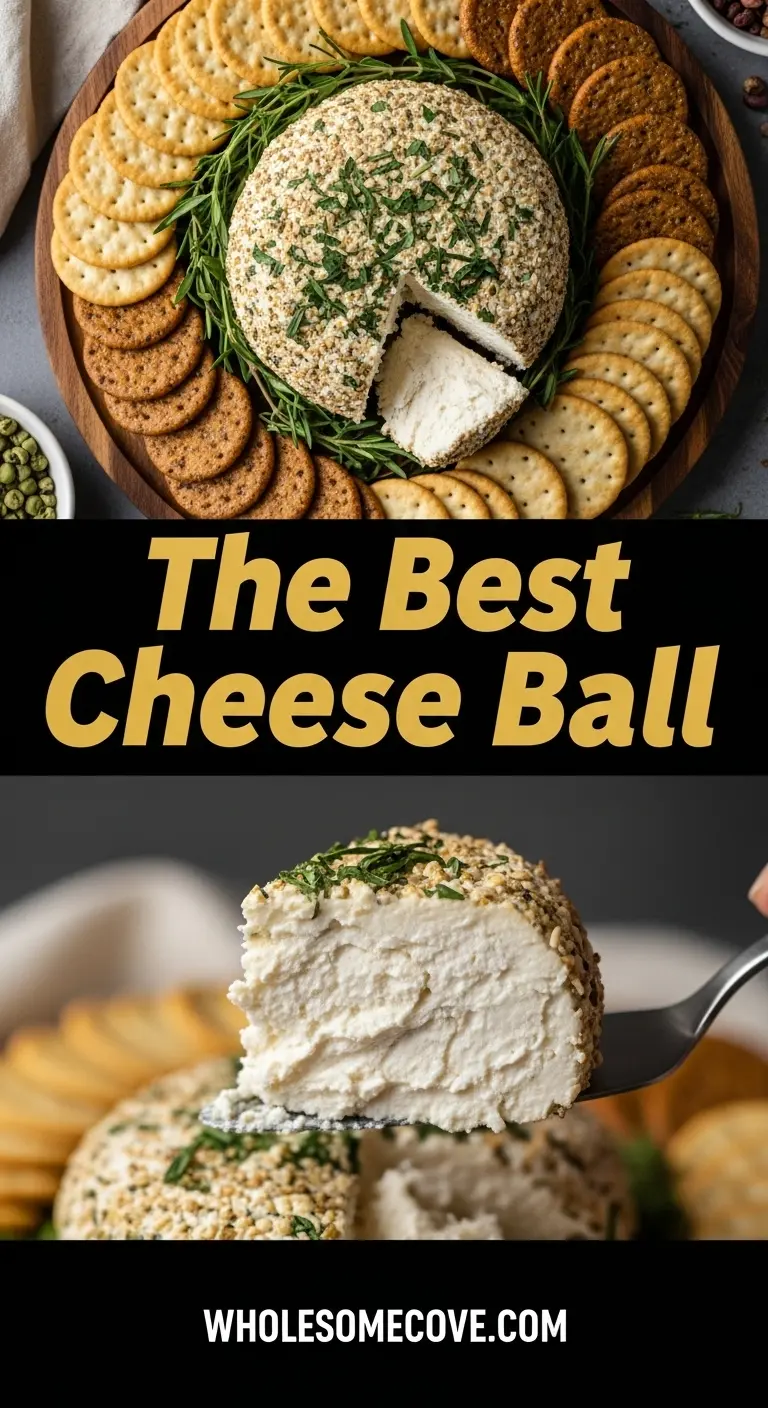 Cheese Ball Recipe | Delicious Snack Board Centerpiece