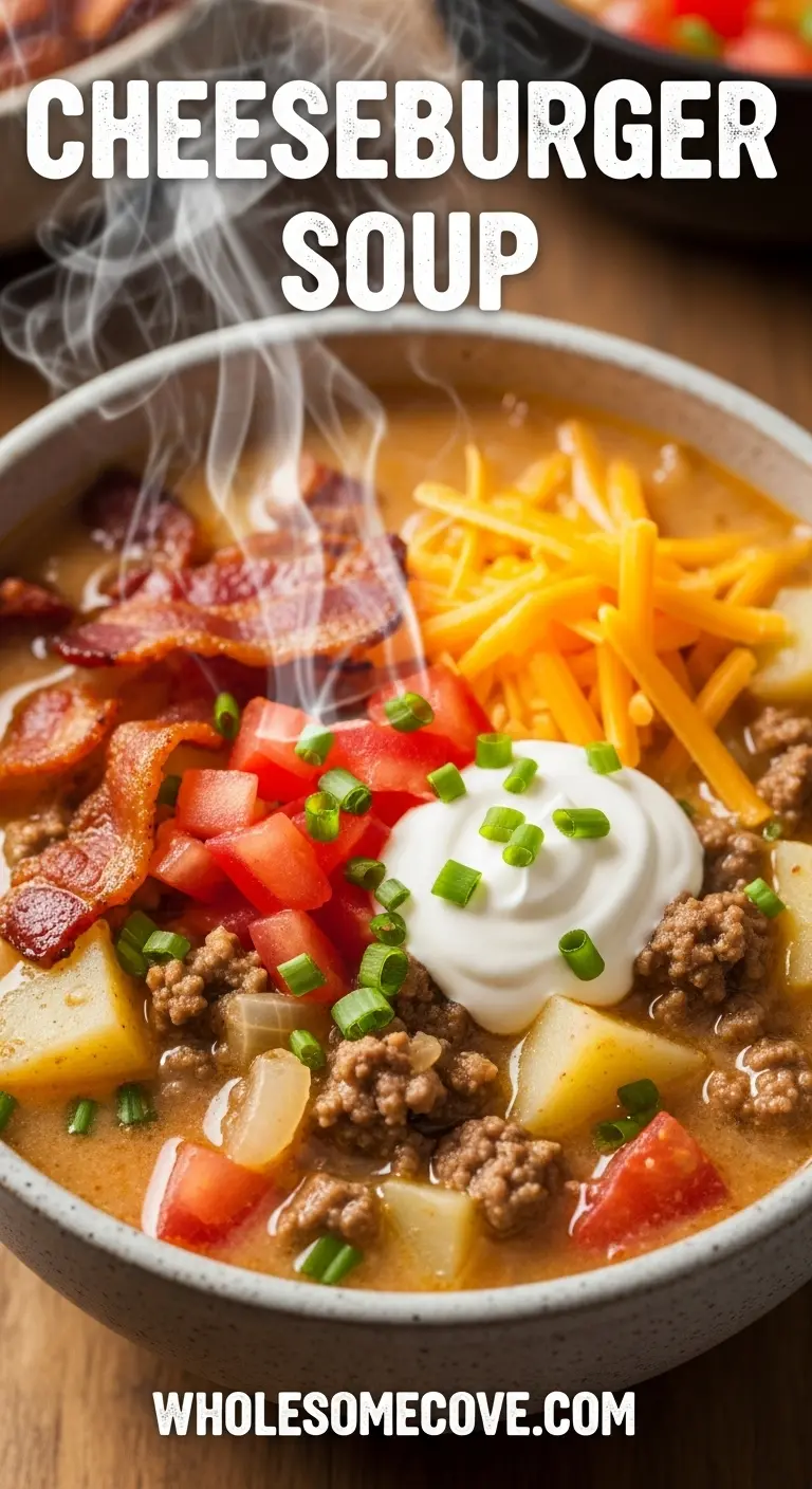 Cheeseburger Soup Recipe - Cozy Fall Dinner You’ll Love
