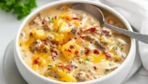 Cheeseburger Soup Recipe