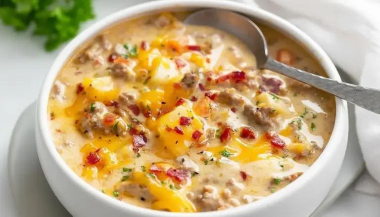 Cheeseburger Soup Recipe
