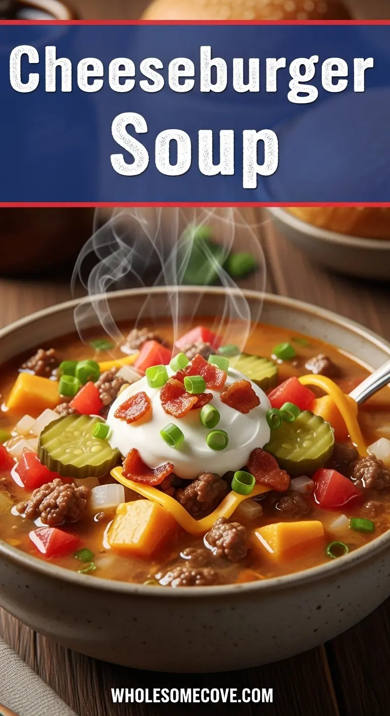 Cheeseburger Soup Recipe | Easy Comfort Food for Busy Nights