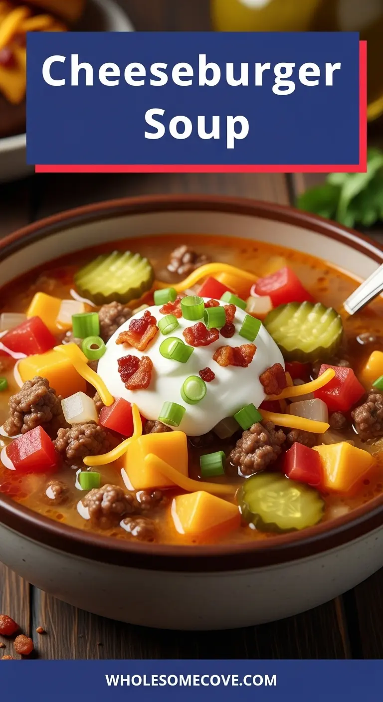 Cheeseburger Soup Recipe | Kid-Friendly & Deliciously Cheesy