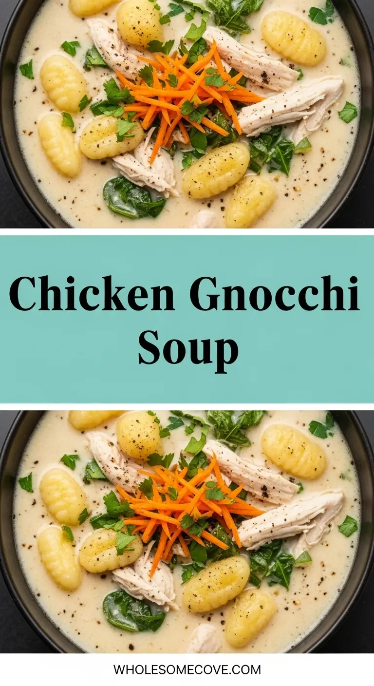 Chicken Gnocchi Soup Recipe | Creamy Homemade Classic

