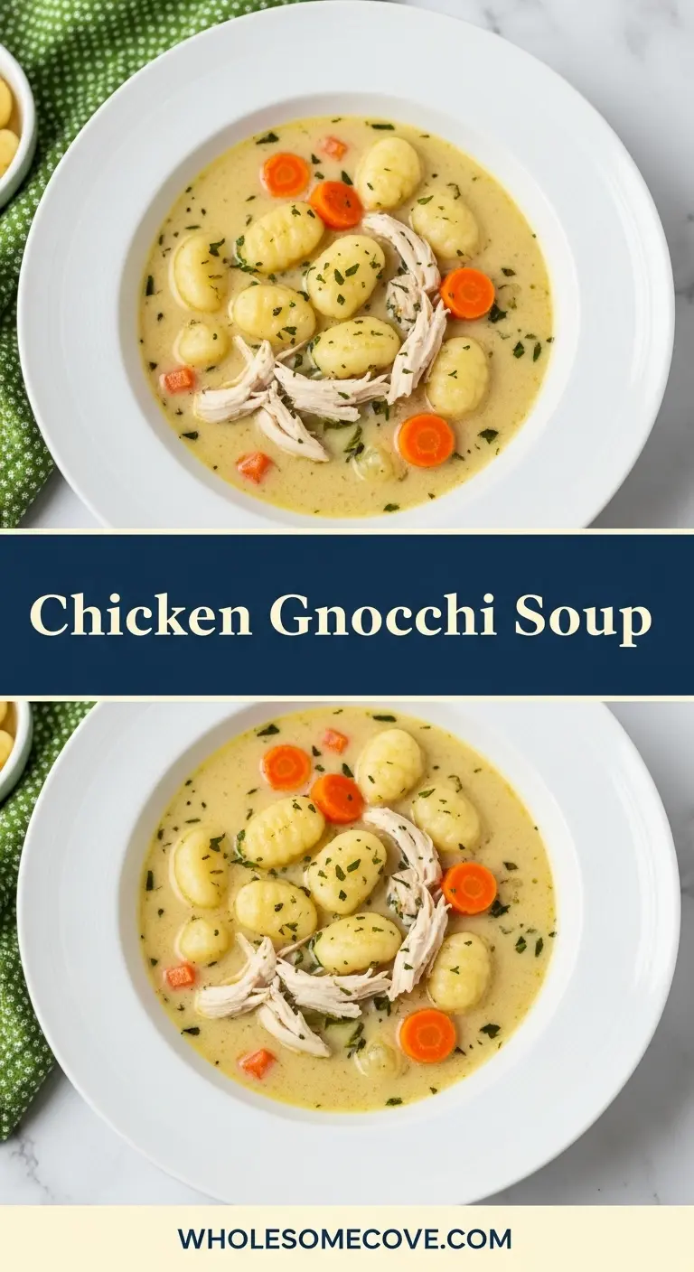 Chicken Gnocchi Soup Recipe | Quick & Cozy Bowl of Comfort
