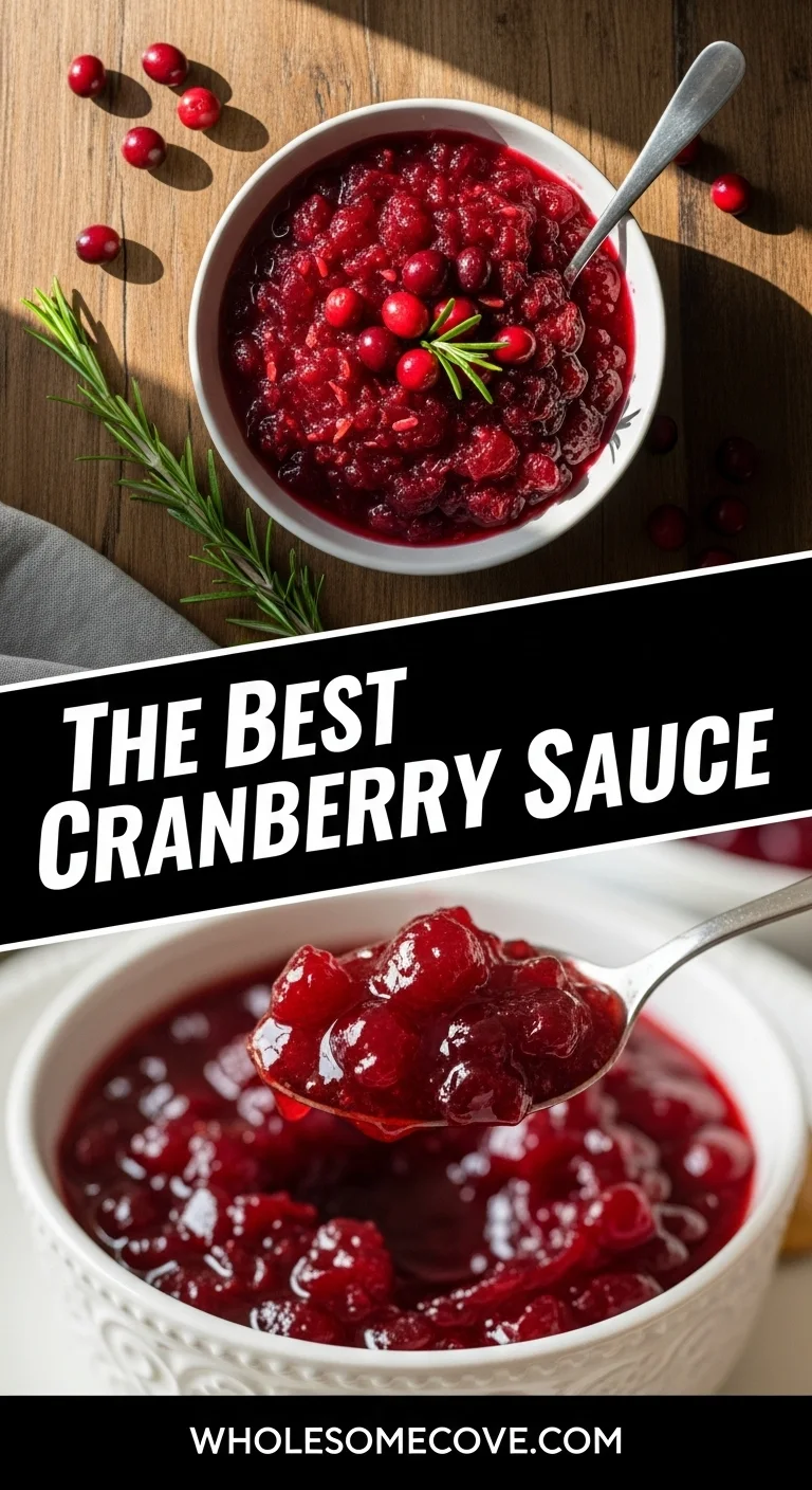Cranberry Sauce Recipe | Festive, Flavorful & Perfect for Leftovers