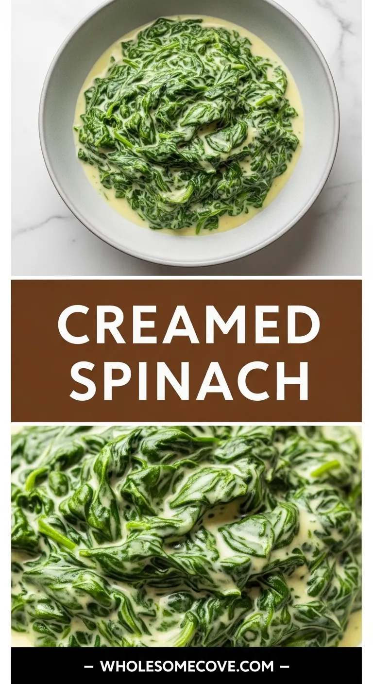 Creamed Spinach Recipe | Cozy Fall & Winter Side