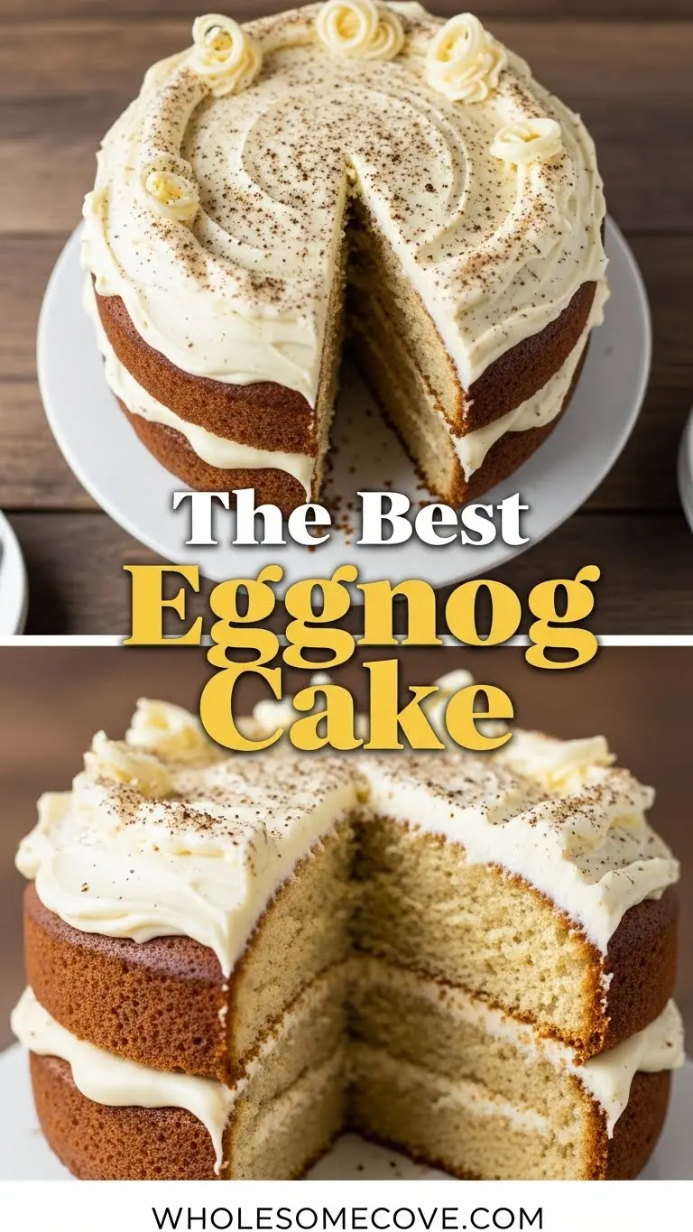 Eggnog Cake Recipe | Holiday Brunch Showstopper