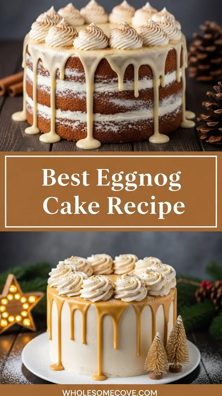 Eggnog Cake Recipe | Cozy Winter Comfort Dessert