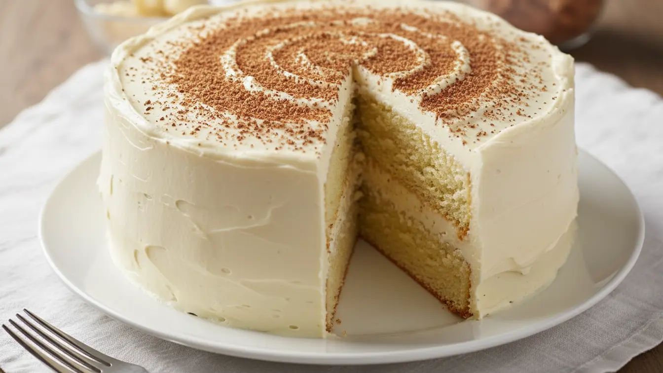 Eggnog Cake Recipe