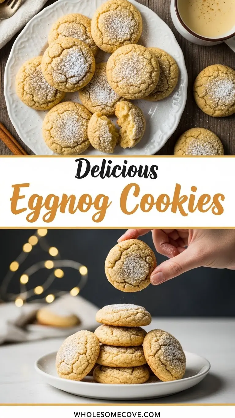 Eggnog Cookies Recipe | Classic Holiday Flavor in Every Bite