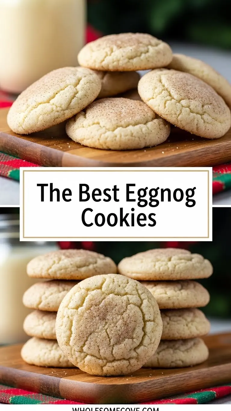 Eggnog Cookies Recipe | Cozy Winter Comfort Dessert