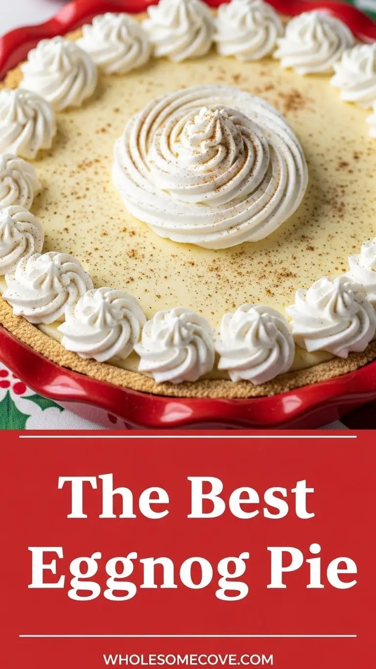 Eggnog Pie Recipe | Quick and Easy Holiday Treat for Families