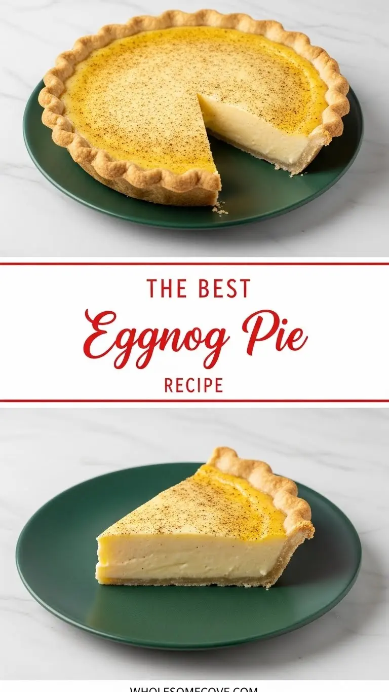 Eggnog Pie Recipe | Crowd-Pleaser for Christmas Parties