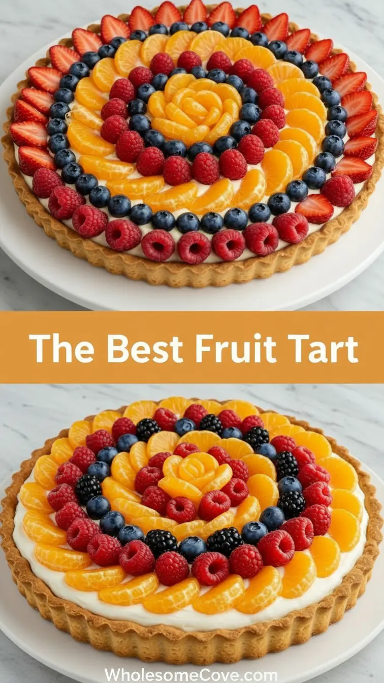 Fruit Tart Recipe | Beautiful Dessert for Holidays & Celebrations