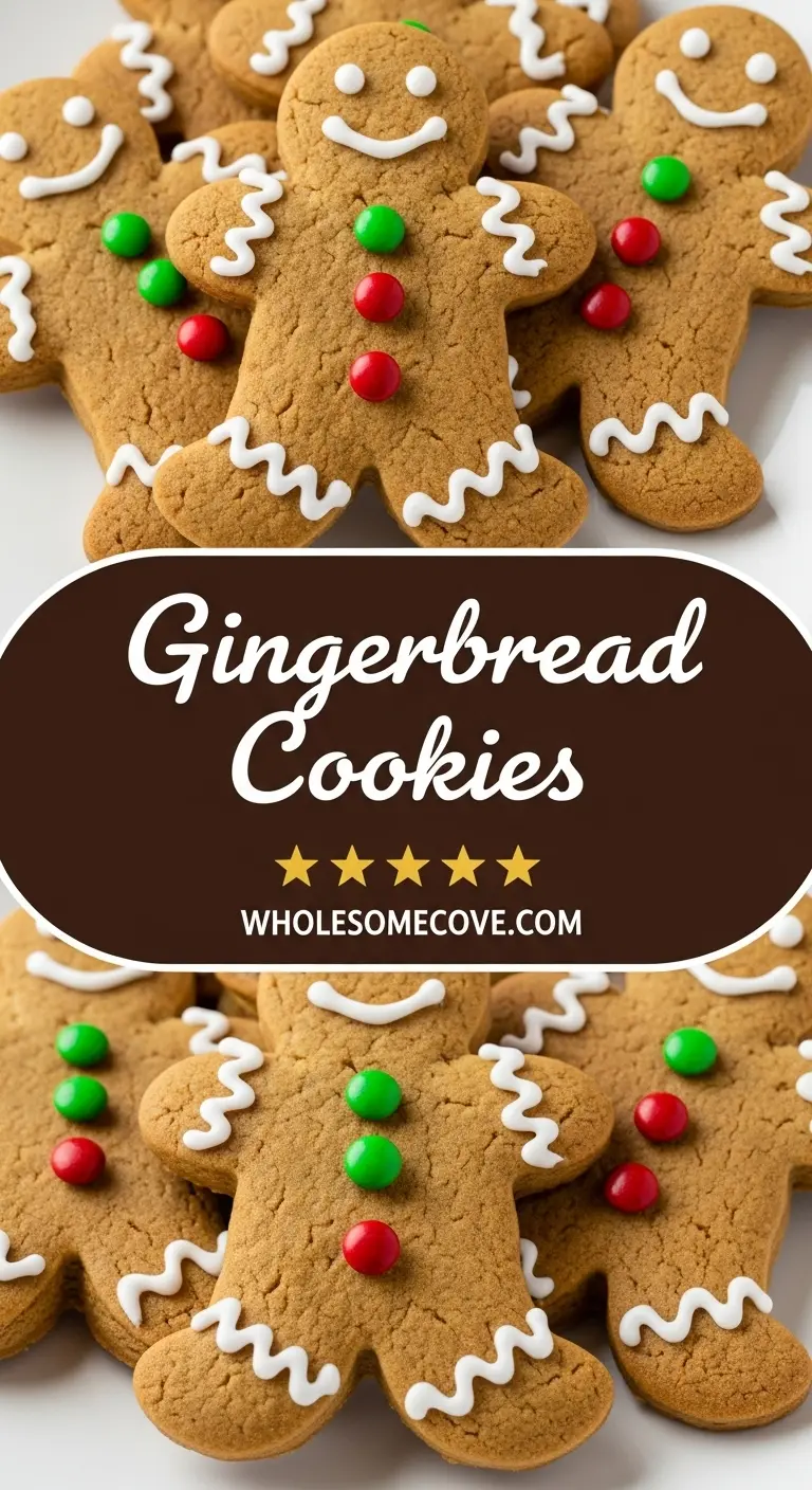 Gingerbread Cookie Recipe | Soft Molasses Cookies for Winter