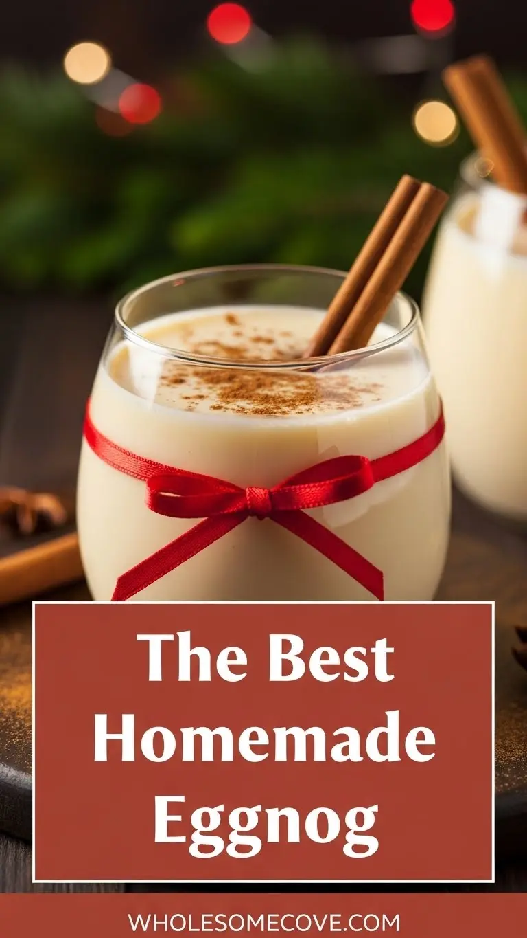 Homemade Eggnog Recipe | Old-Fashioned Holiday Drink with Cozy Spices