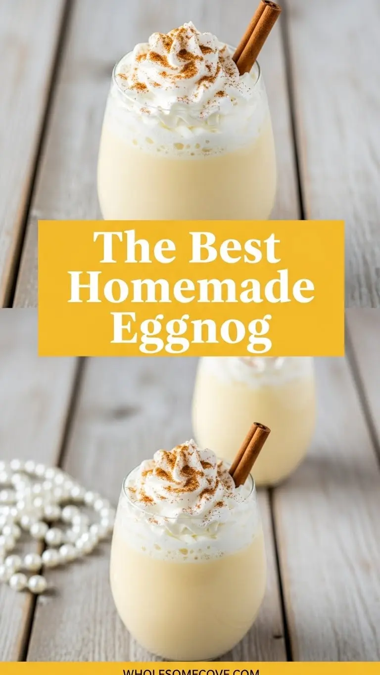 Homemade Eggnog Recipe | Creamy Holiday Beverage Kids & Adults Will Love