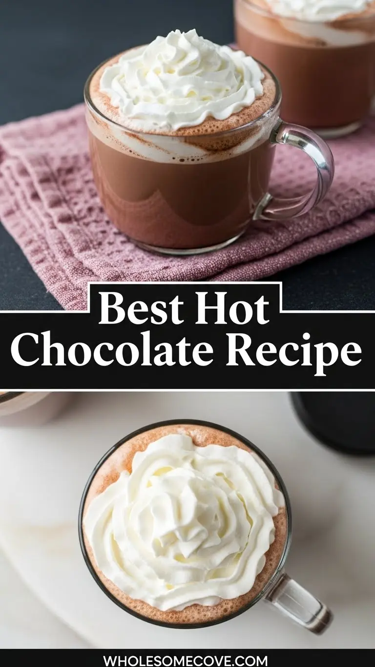 Hot Chocolate Recipe | Decadent Mug for Chocolate Lovers