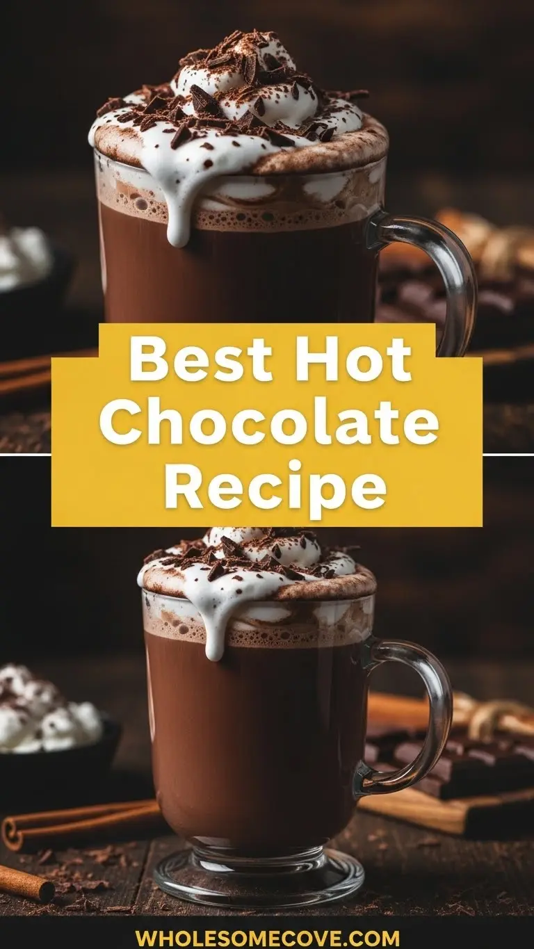 Hot Chocolate Recipe | Simple Cozy Treat for Snow Days