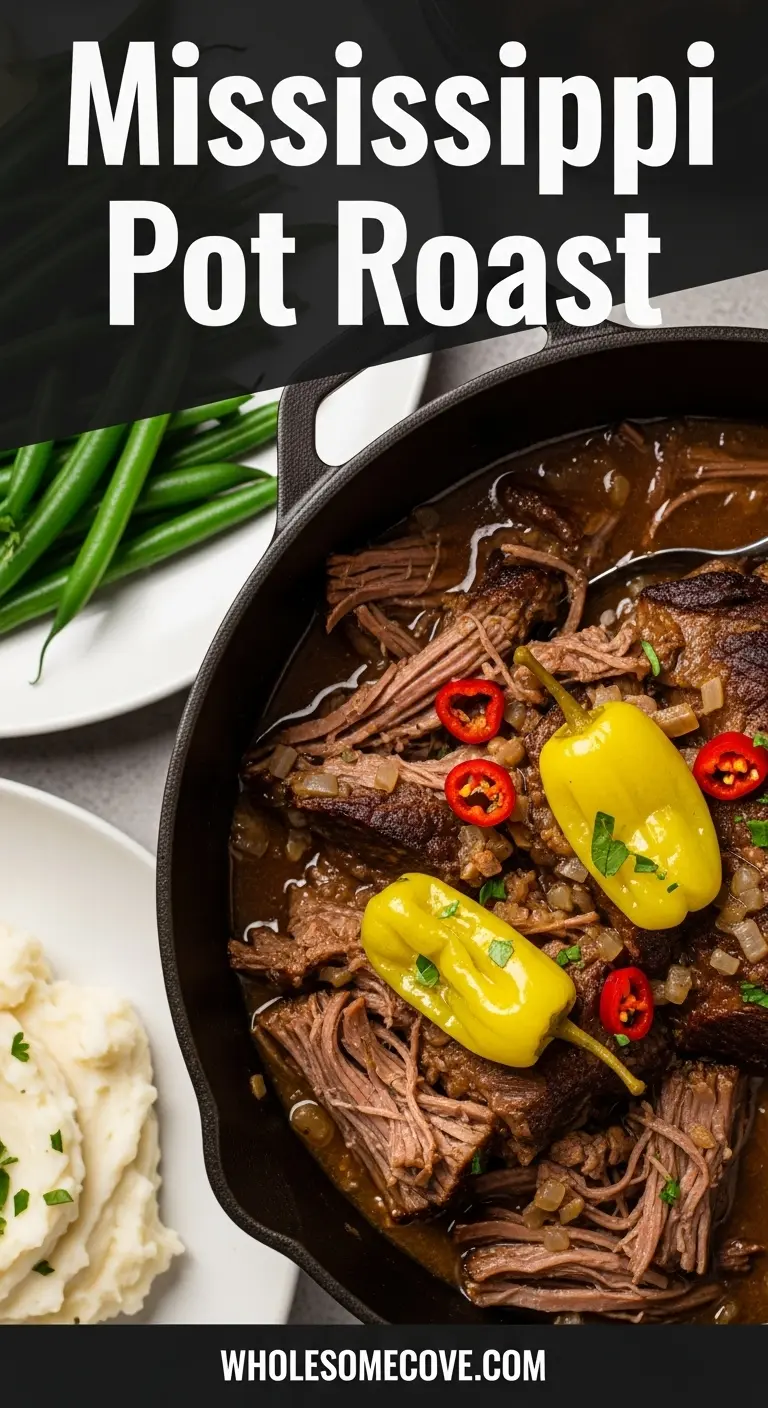 Mississippi Pot Roast Recipe | Cozy Weekend Dinner Idea